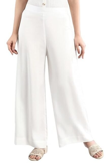 Strechable Palazzo Slim Fit Pants for Women | Ankle Length Palazzo Pants for Women