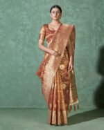 Women Zari Woven Saree with Tassels - Image 3